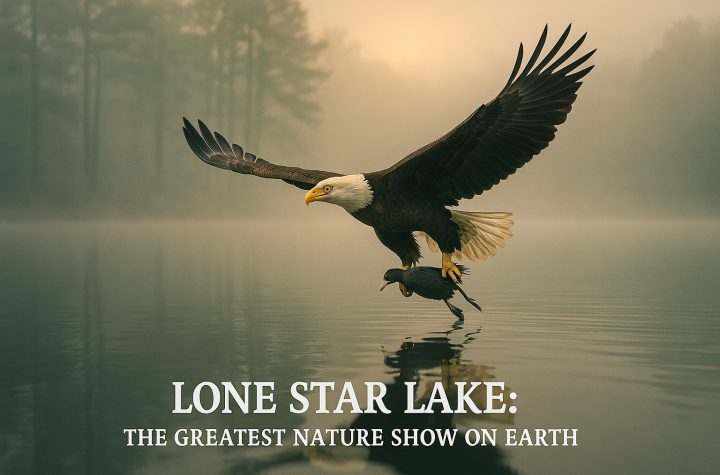 Bald Eagle on Lone Star Lake - Texas Birder