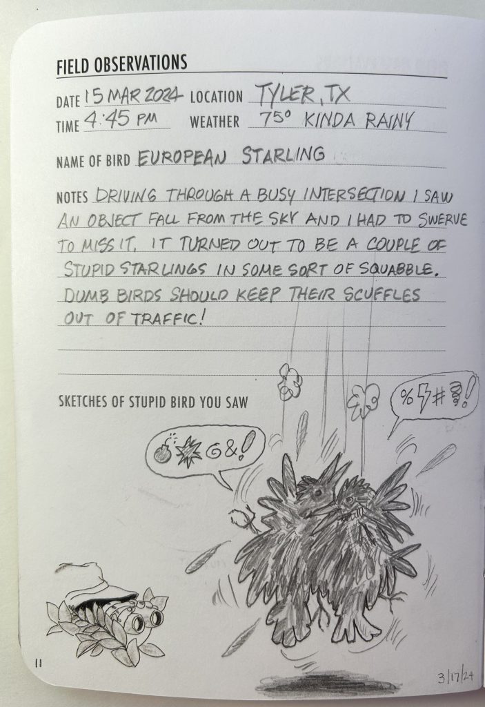 Birdbrain Brian's Blog - Humor at Texas Birder