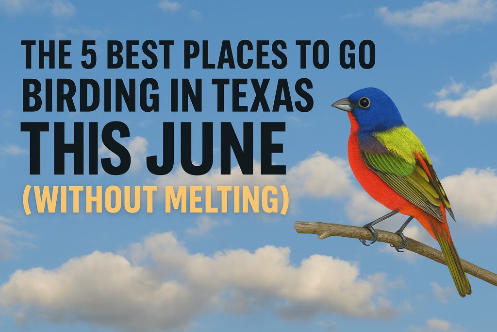 The 5 Best Places to Go Birding in Texas This June (Without Melting) 1 Best places to bird in Texas in June - Bird with Texas Birder
