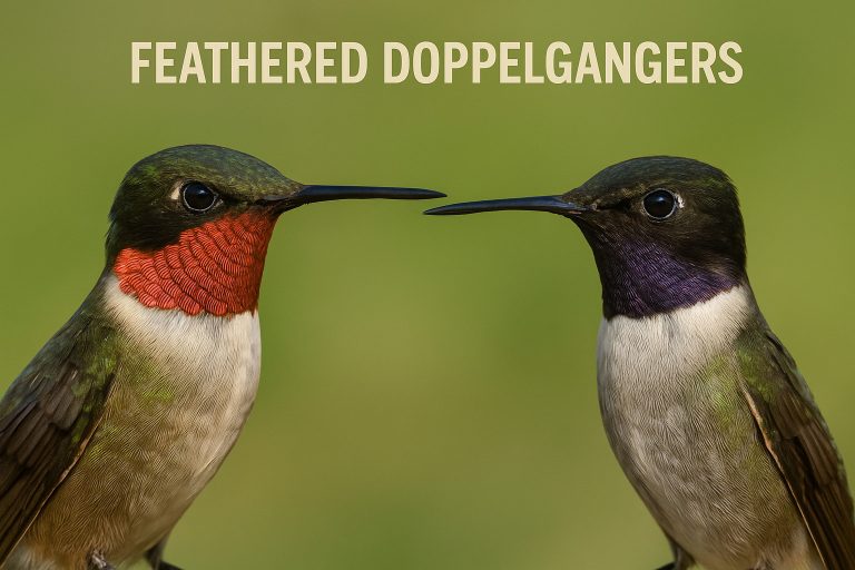 What Are Feathered Doppelgangers? 8 Texas Bird Identification - Species that look alike - Feathered Doppelgangers.
