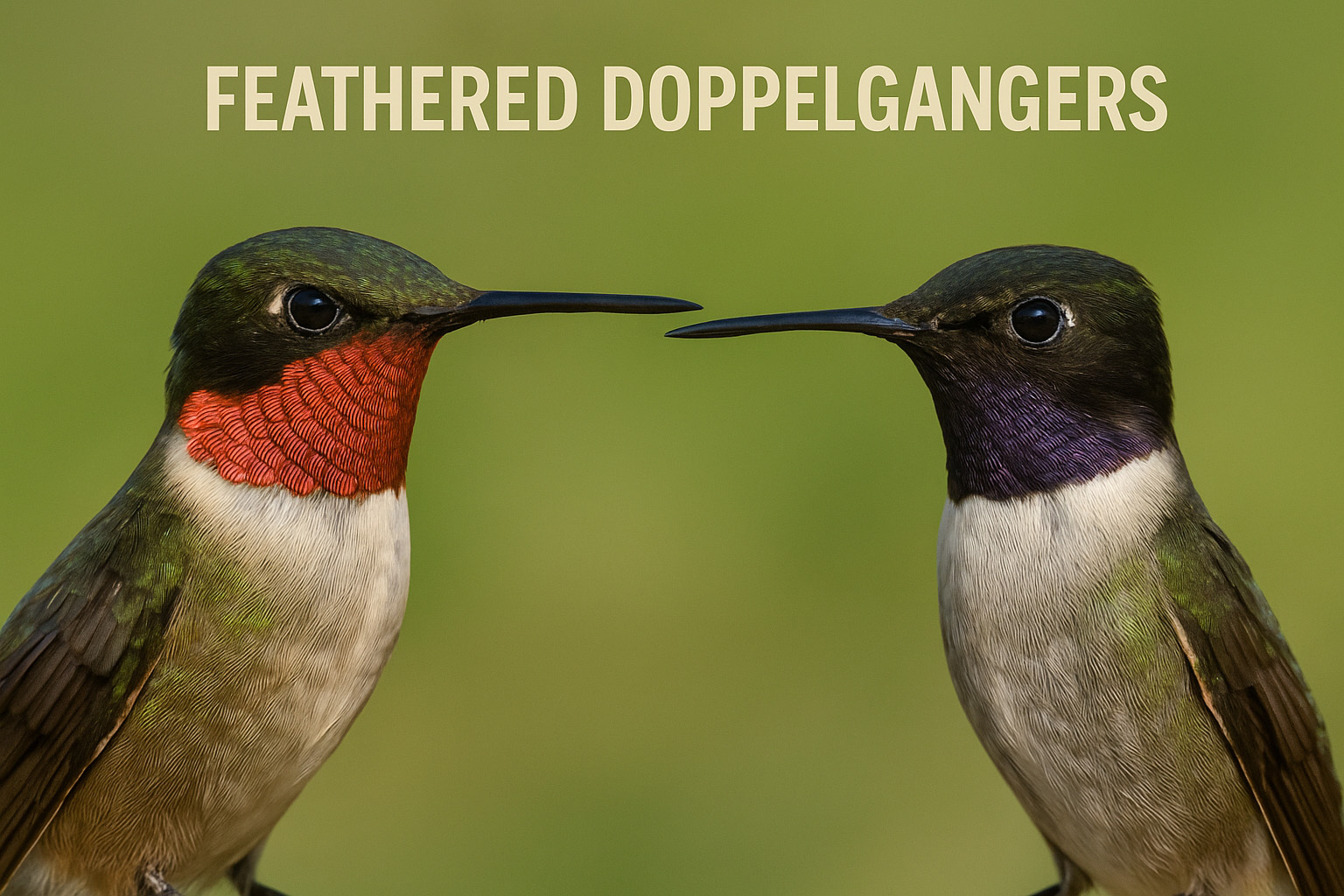 Texas Bird Identification - Species that look alike - Feathered Doppelgangers.