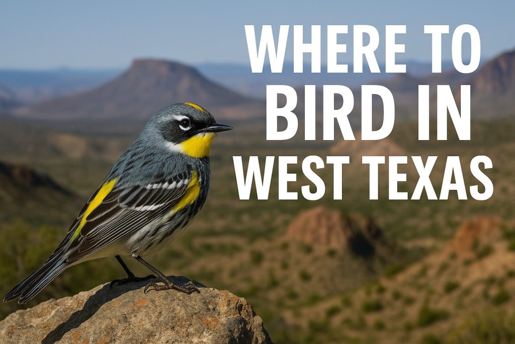 Where to Bird in West Texas: Big Views, Bigger Skies, and Birds You Never Saw Coming 1 Where to Bird in WEst Texas - Texas Birder locations - Bird IDs