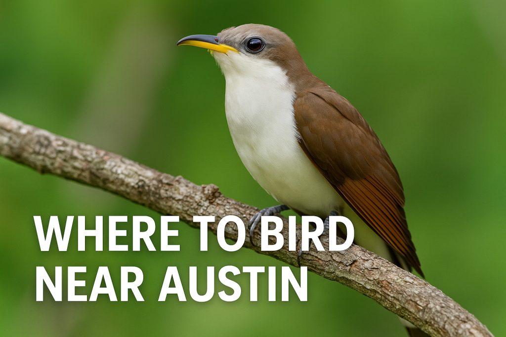 Where to Bird Near Austin: Hill Country Highlights, City Surprises & Feathered Funk 1 Where to Bird Near Austin, Texas - Texas Birder locations. Bird IDs, Birding gear, Texas Bird Identification