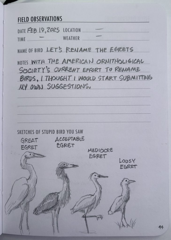 East Texas Birding Humor - Birdbrain Blogs - Brian Sanders