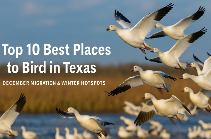 Best Places to Bird in Texas During December; Texas Birder