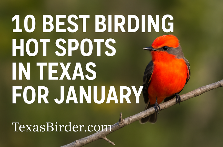 Best Places to Bird in Texas During January; TexasBirder.com