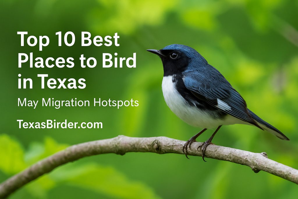 Best Places to Bird in Texas During May; TexasBirder.com