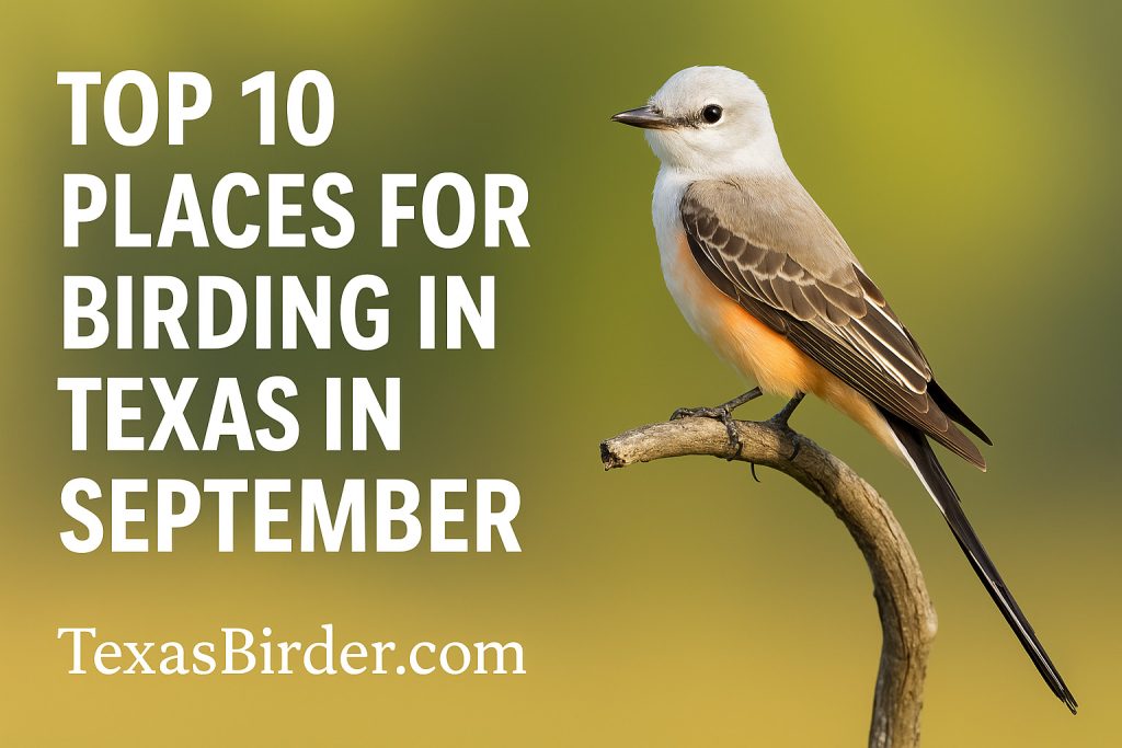 Best Places to Bird in Texas in September: TexasBirder.com