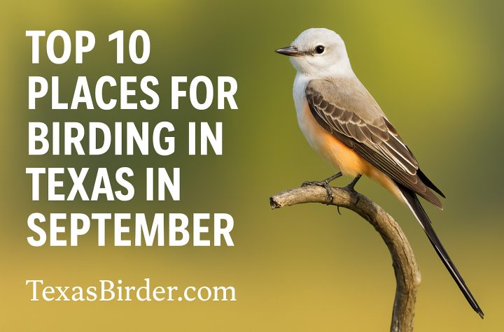 Best Places to Bird in Texas in September: TexasBirder.com