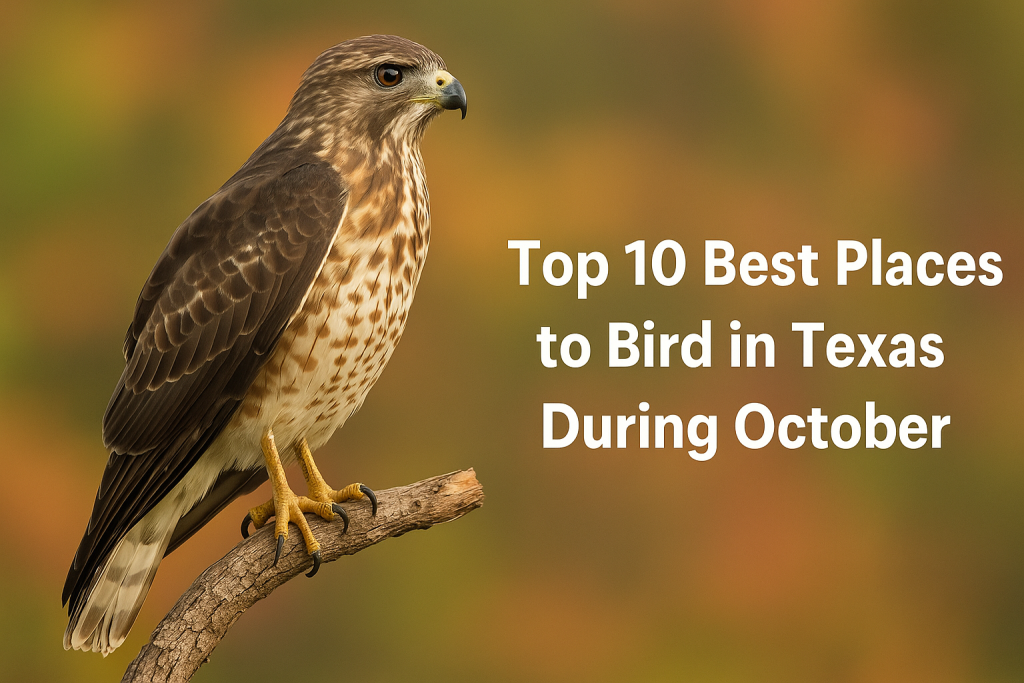 Best Places to Bird in Texas in October: TexasBirder.com