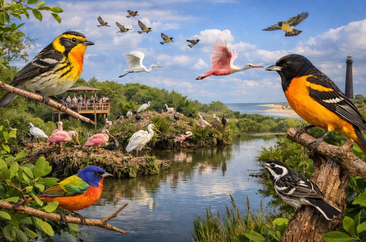 Plan the Perfect High Island Birding Trip. High Island Migration Guide,