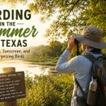 Birding in the Summer, Summer birding in Texas, Texas Birder tips for birding in the summer
